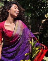 Anupama Parameswaran Saree Pics